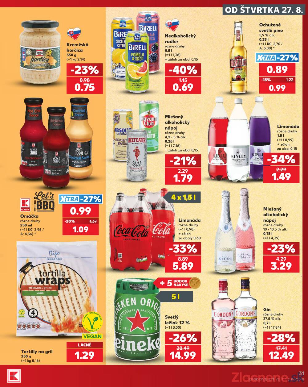 Kaufland 27.8. - 2.9. - Kaufland Malacky