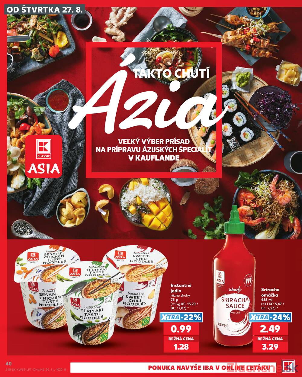 Kaufland 27.8. - 2.9. - Kaufland Senec