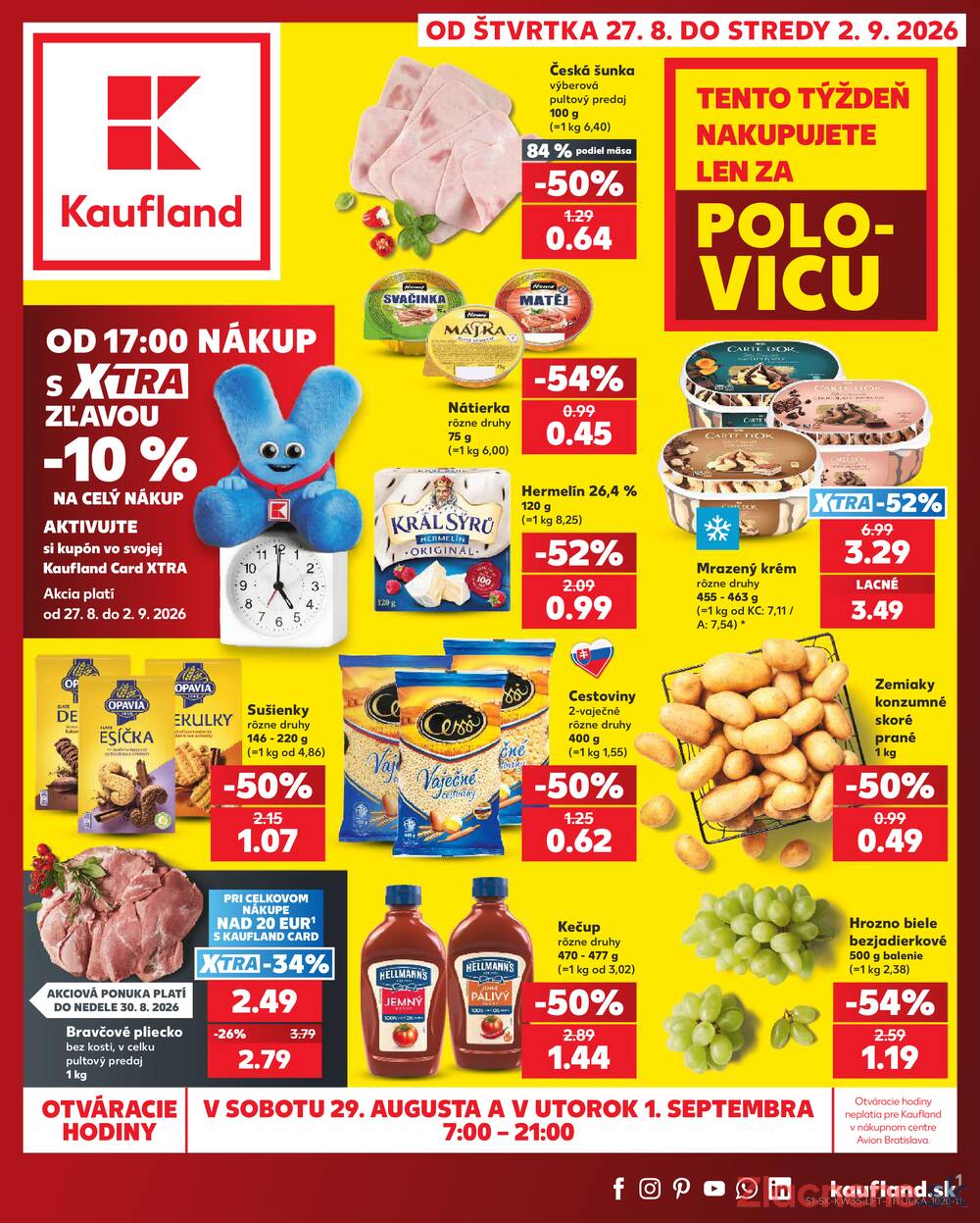 Kaufland 27.8. - 2.9. - Kaufland Bánovce nad Bebravou