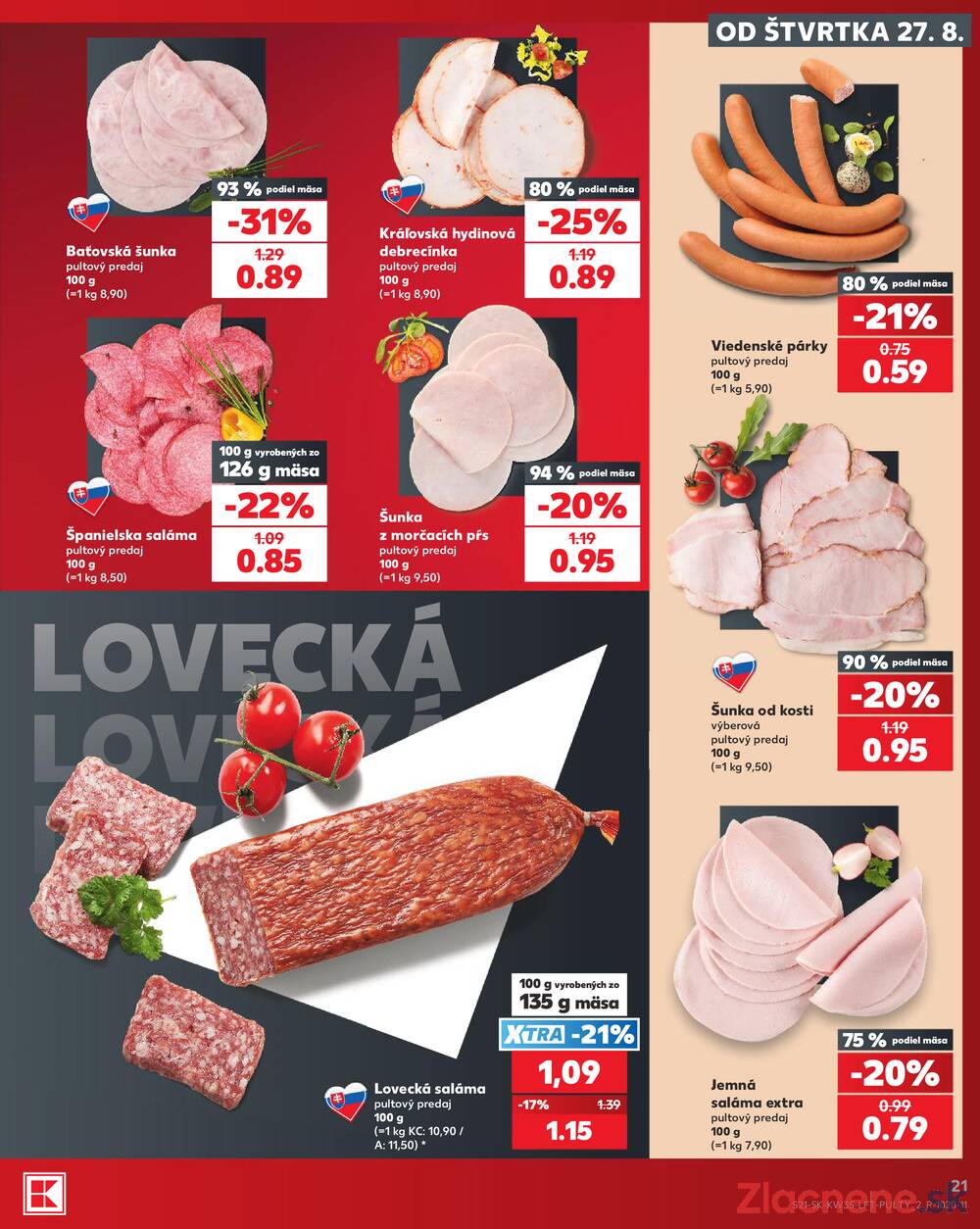 Kaufland 27.8. - 2.9. - Kaufland Bánovce nad Bebravou