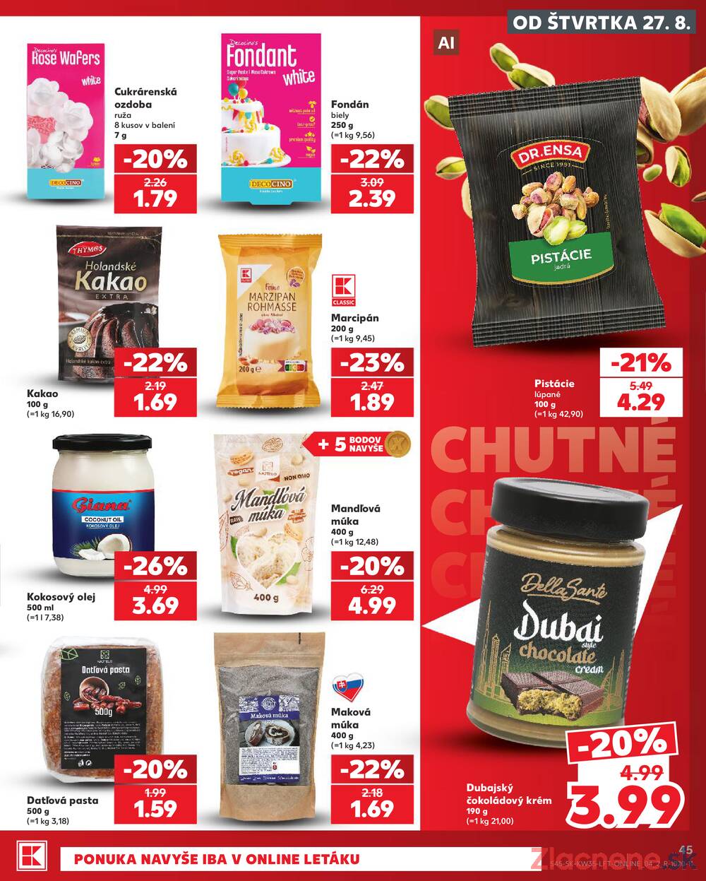 Kaufland 27.8. - 2.9. - Kaufland Trnava - Juh - Bratislavská