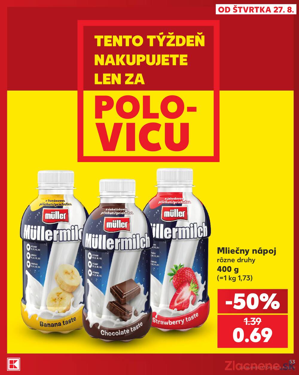 Kaufland 27.8. - 2.9. - Kaufland Trnava - Juh - Bratislavská