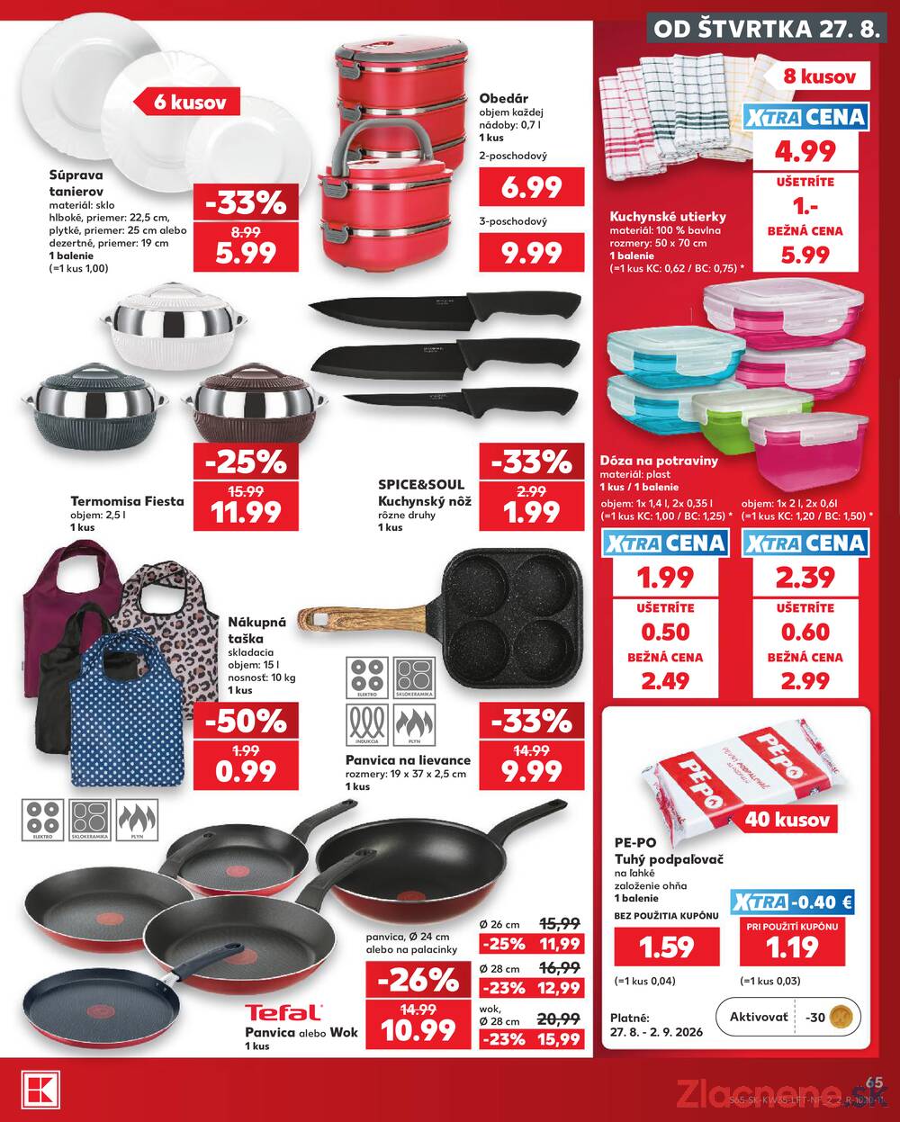 Kaufland 27.8. - 2.9. - Kaufland Trnava - Juh - Bratislavská