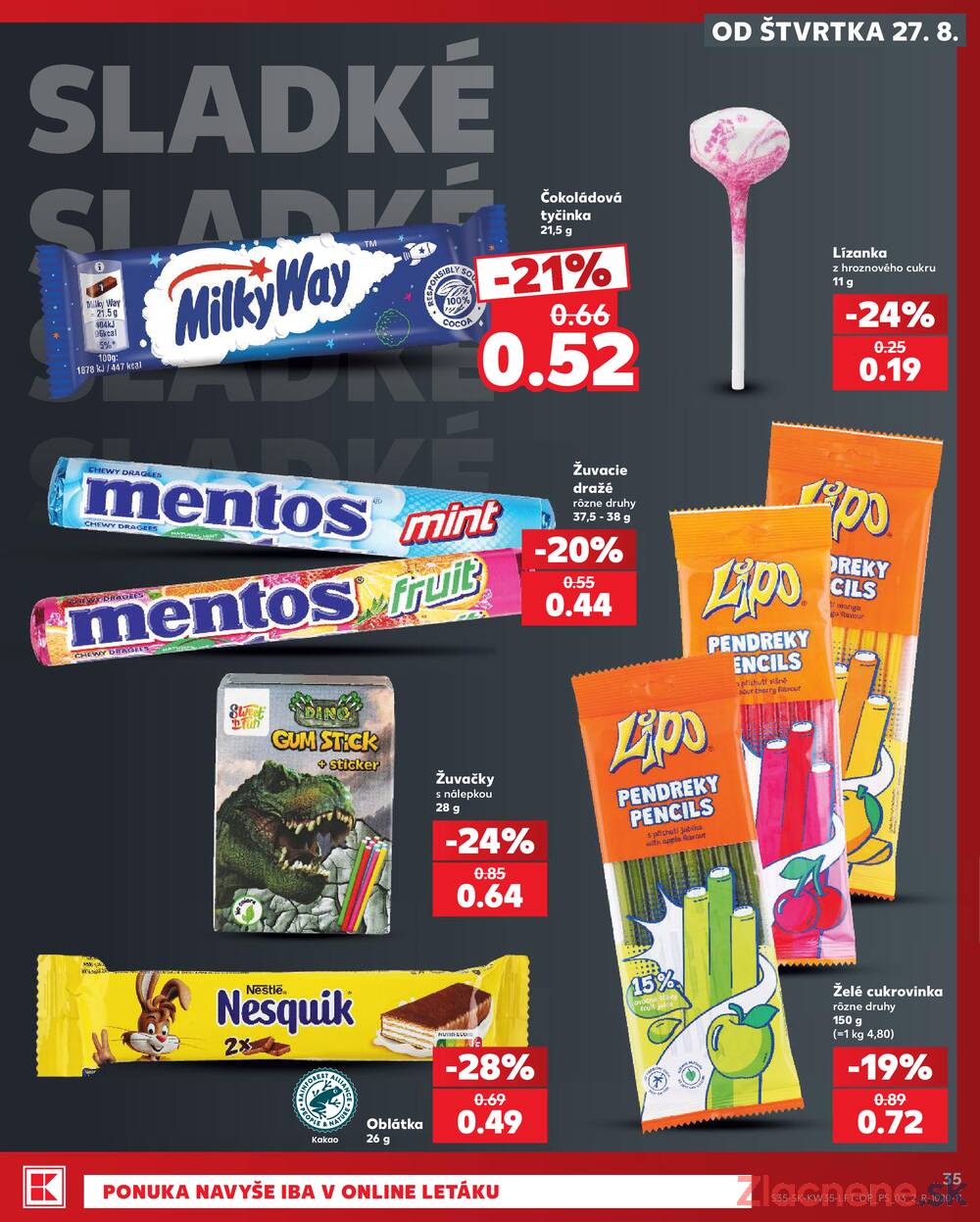 Kaufland 27.8. - 2.9. - Kaufland Liptovský Mikuláš