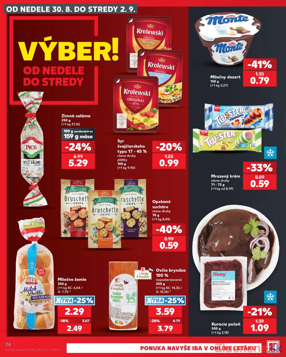 Kaufland 27.8. - 2.9. - Kaufland Liptovský Mikuláš