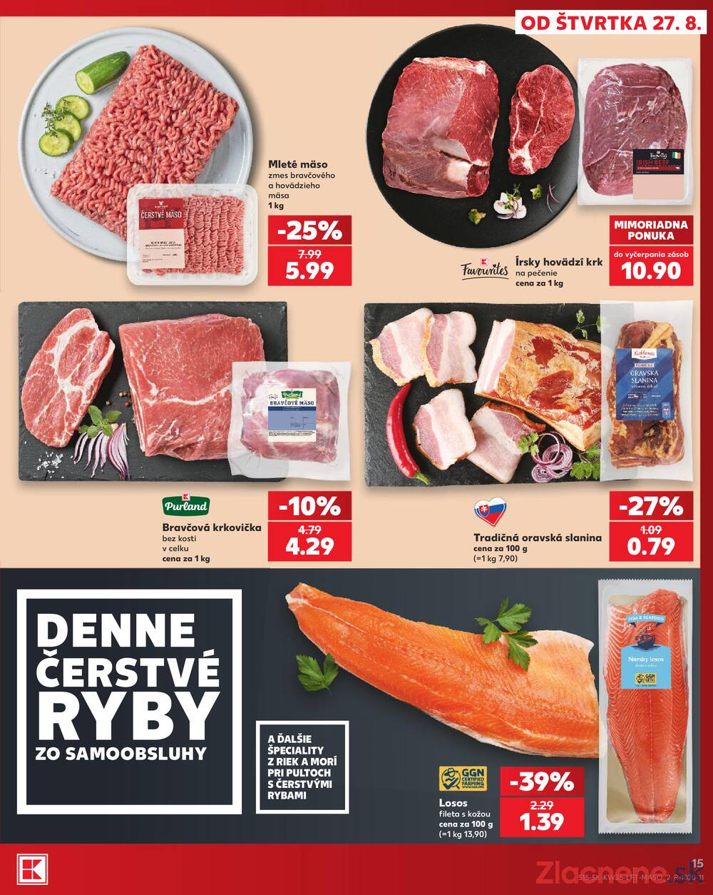 Kaufland 27.8. - 2.9. - Kaufland Považská Bystrica - Centrum