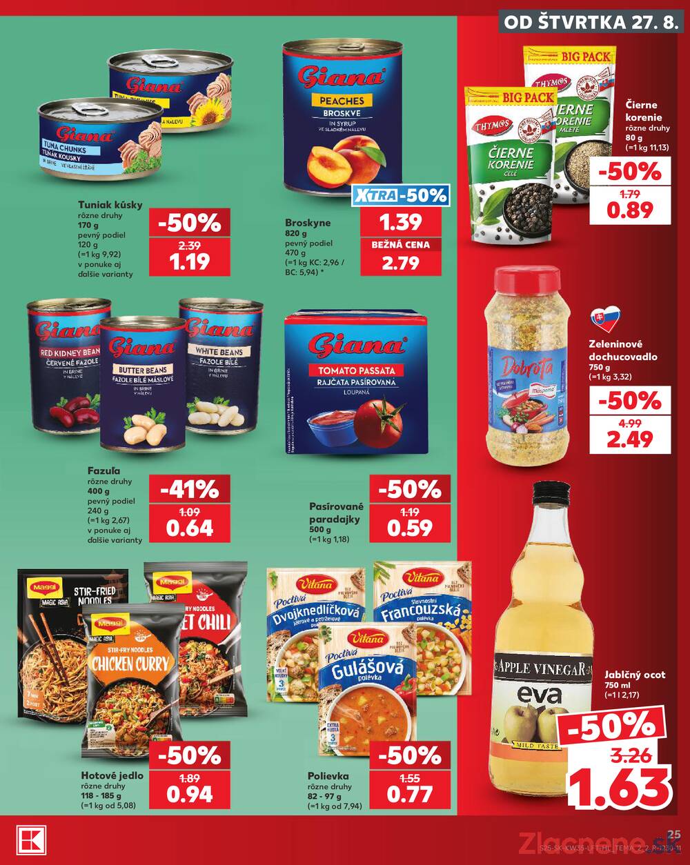 Kaufland 27.8. - 2.9. - Kaufland Považská Bystrica - Centrum