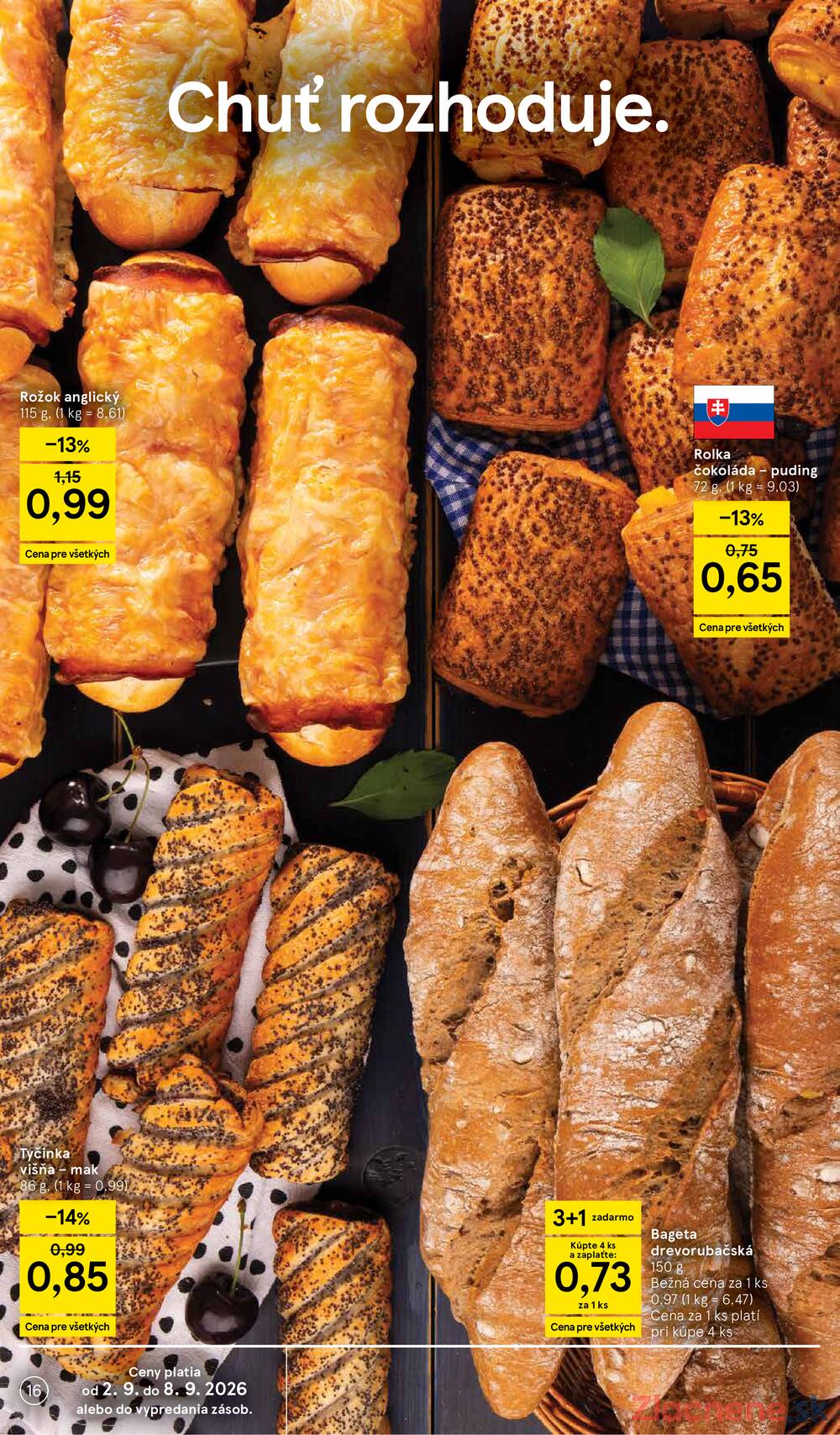 Tesco supermarkety od 2.9. do 8.9.2026