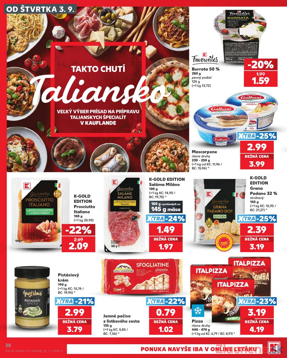 Kaufland 3.9. - 9.9. - Kaufland Bytča
