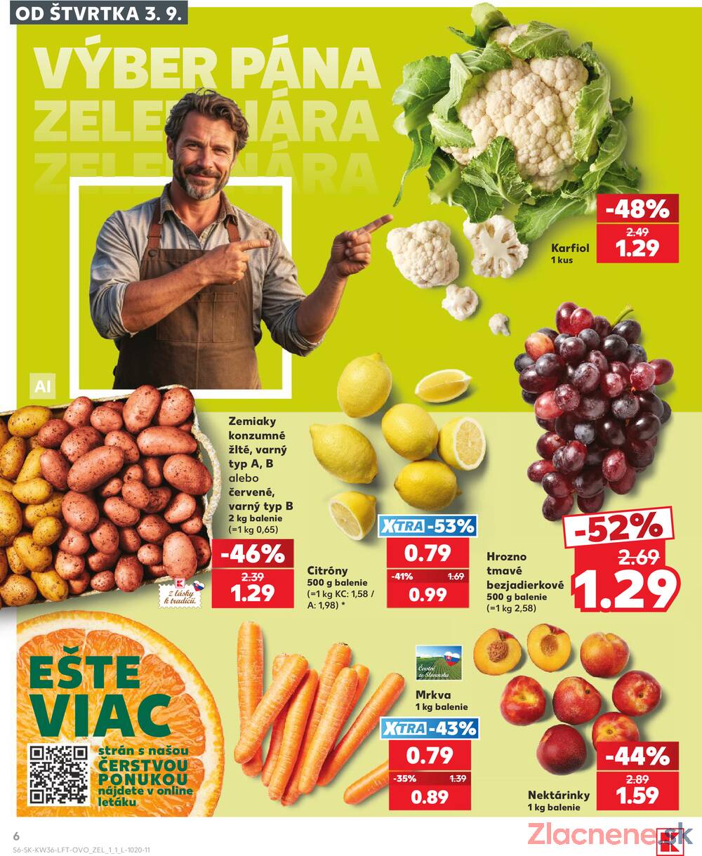 Kaufland 3.9. - 9.9. - Kaufland Bardejov