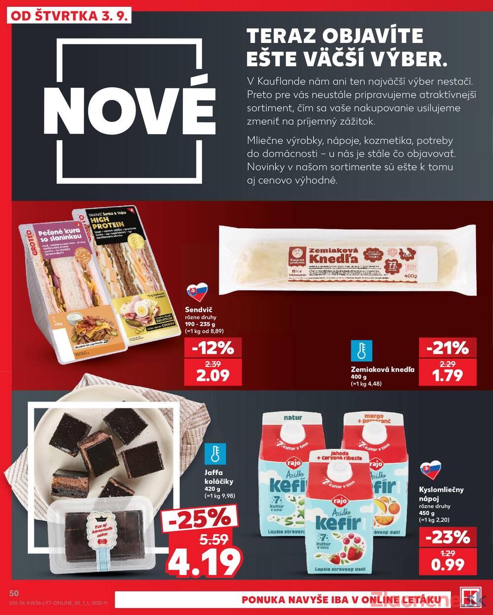 Kaufland 3.9. - 9.9. - Kaufland Bardejov