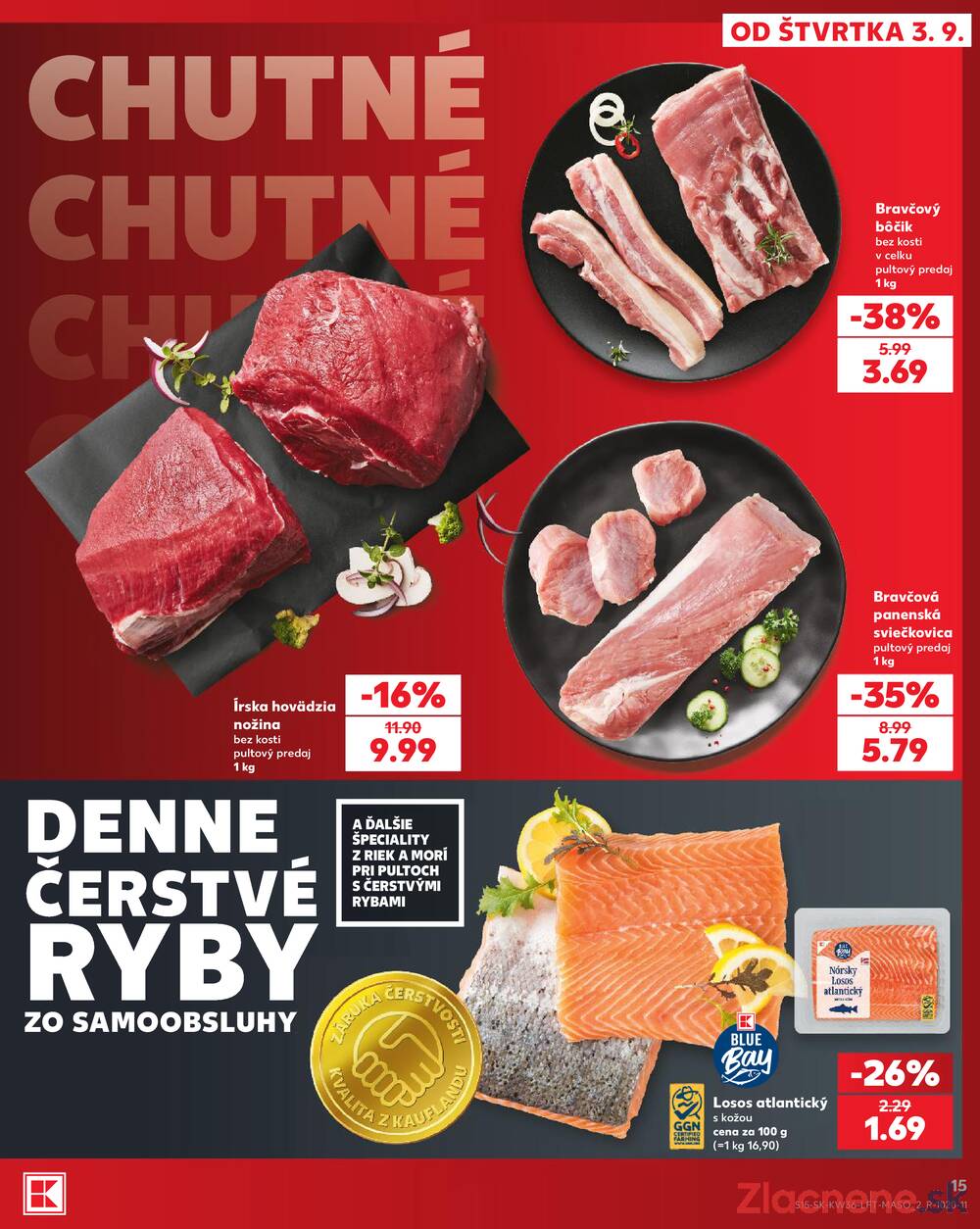 Kaufland 3.9. - 9.9. - Kaufland Rožňava