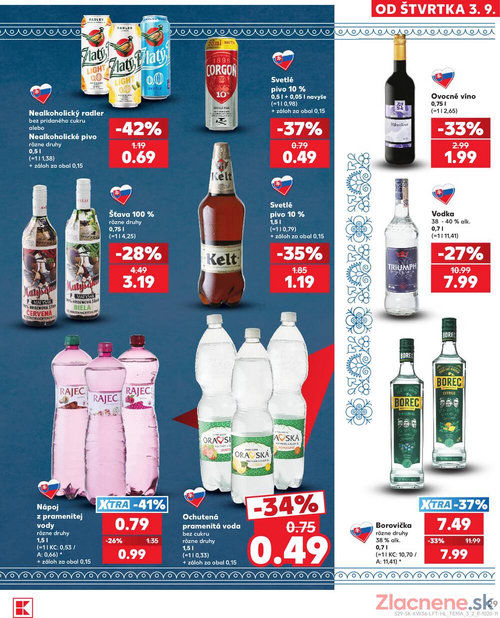 Kaufland 3.9. - 9.9. - Kaufland Poprad - Jiřího Wolkera