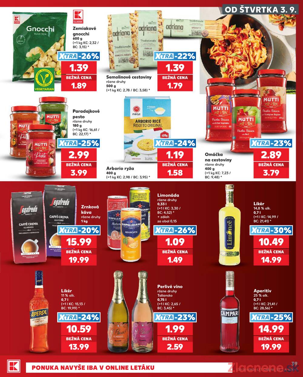 Kaufland 3.9. - 9.9. - Kaufland Poprad - Jiřího Wolkera
