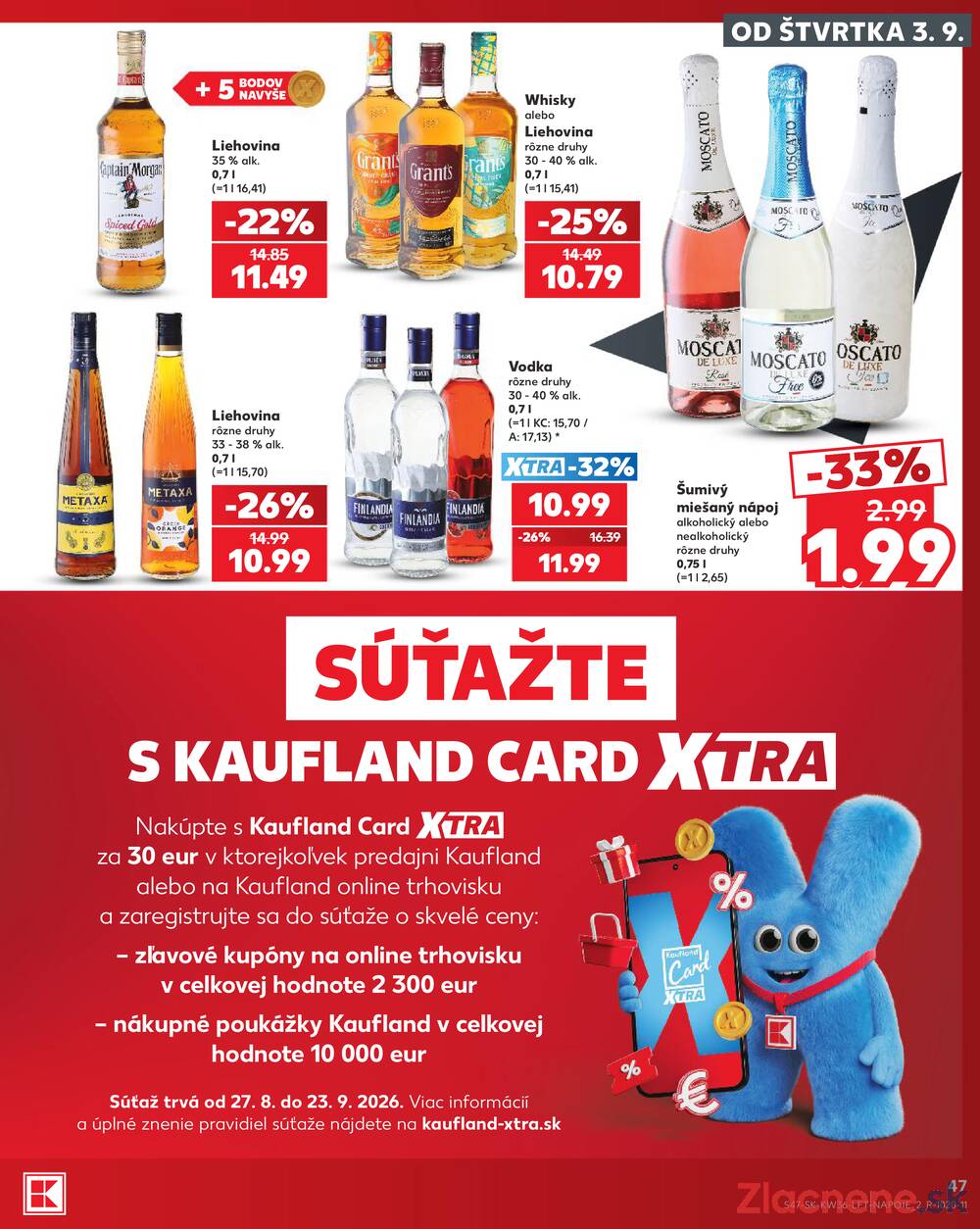 Kaufland 3.9. - 9.9. - Kaufland Poprad - Jiřího Wolkera