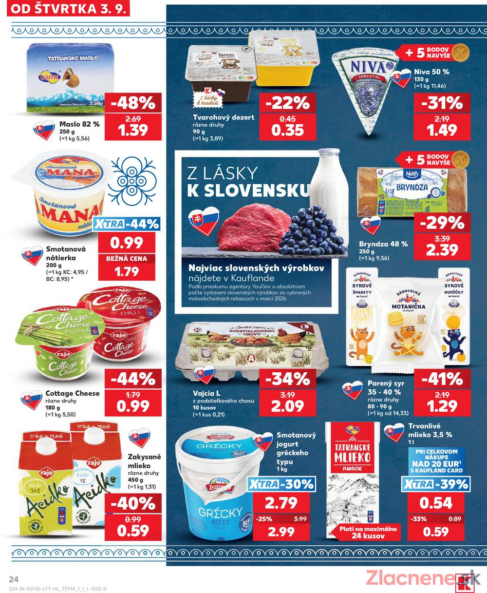 Kaufland 3.9. - 9.9. - Kaufland Veľký Meder