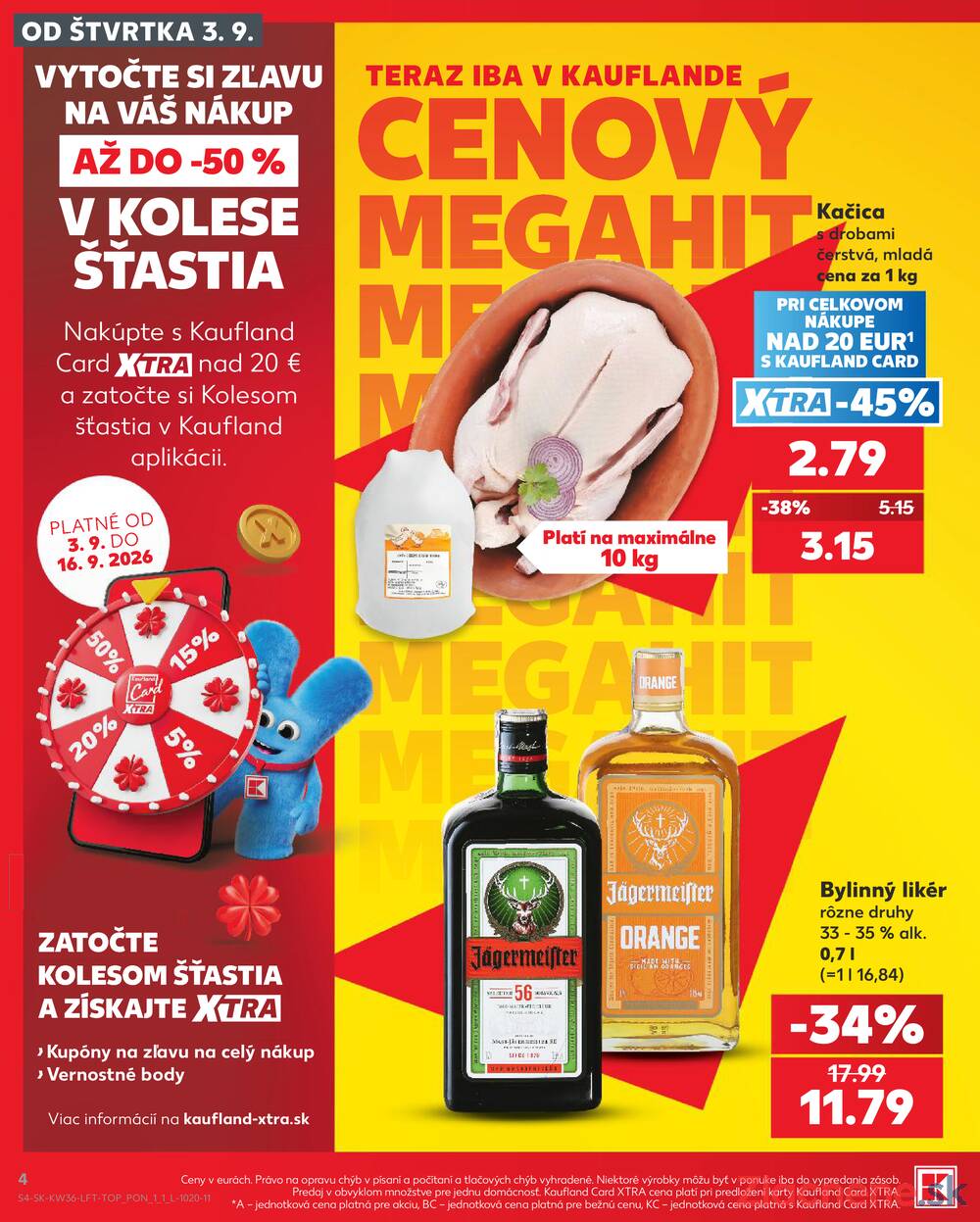 Kaufland 3.9. - 9.9. - Kaufland Trnava - Juh - Bratislavská