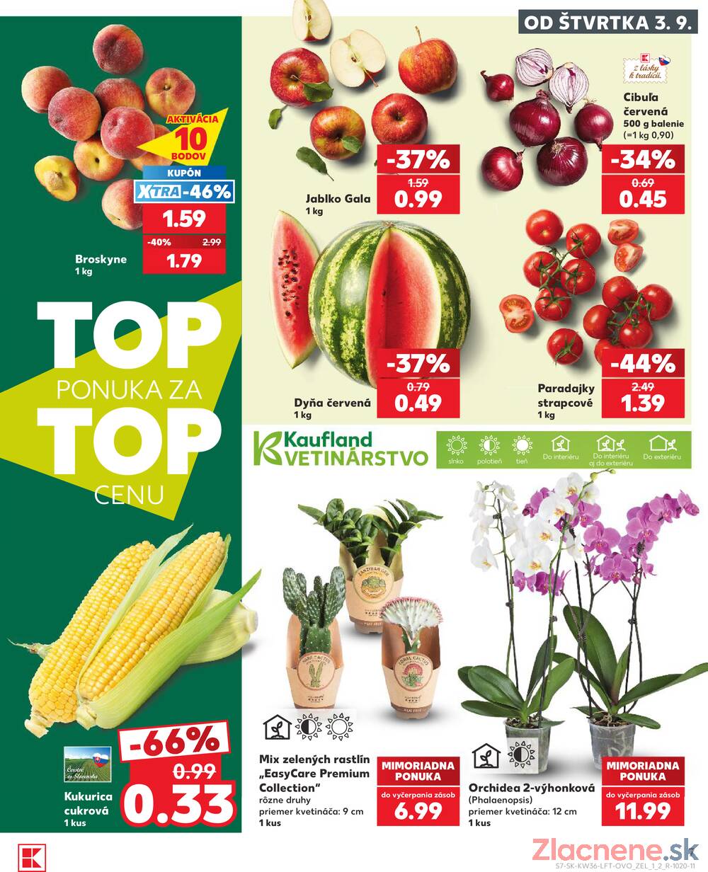 Kaufland 3.9. - 9.9. - Kaufland Trnava - Nová ul.