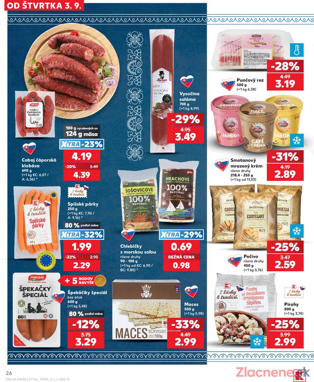 Kaufland 3.9. - 9.9. - Kaufland Trnava - Nová ul.
