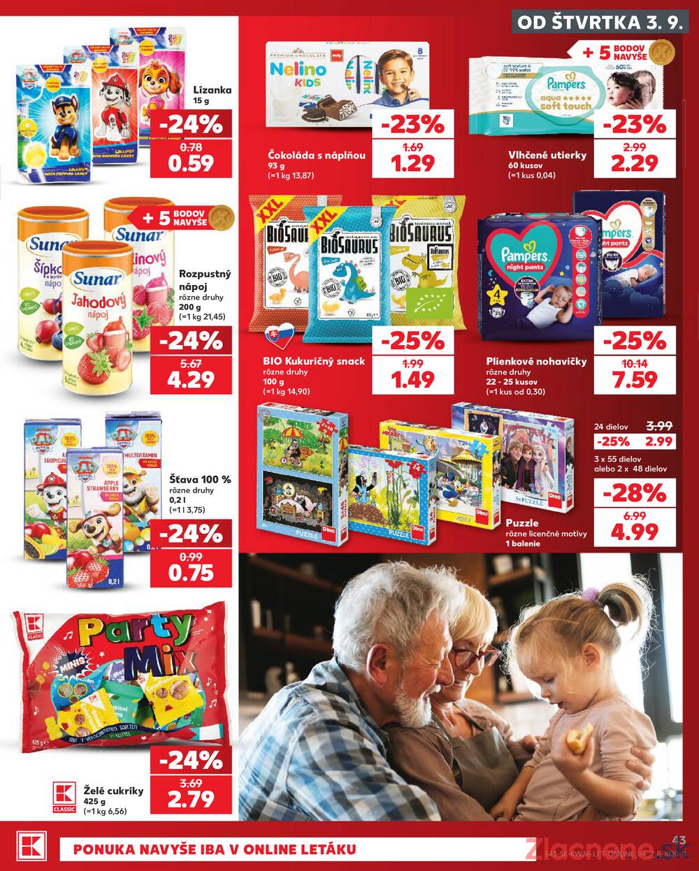 Kaufland 3.9. - 9.9. - Kaufland Ružomberok