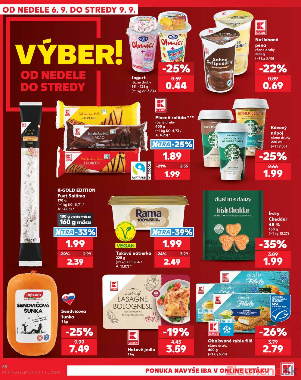 Kaufland 3.9. - 9.9. - Kaufland Ružomberok
