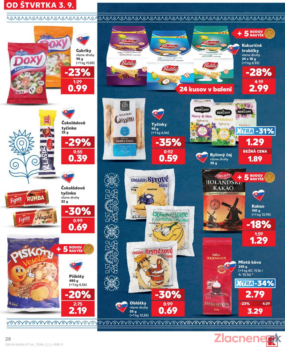 Kaufland 3.9. - 9.9. - Kaufland Žiar nad Hronom