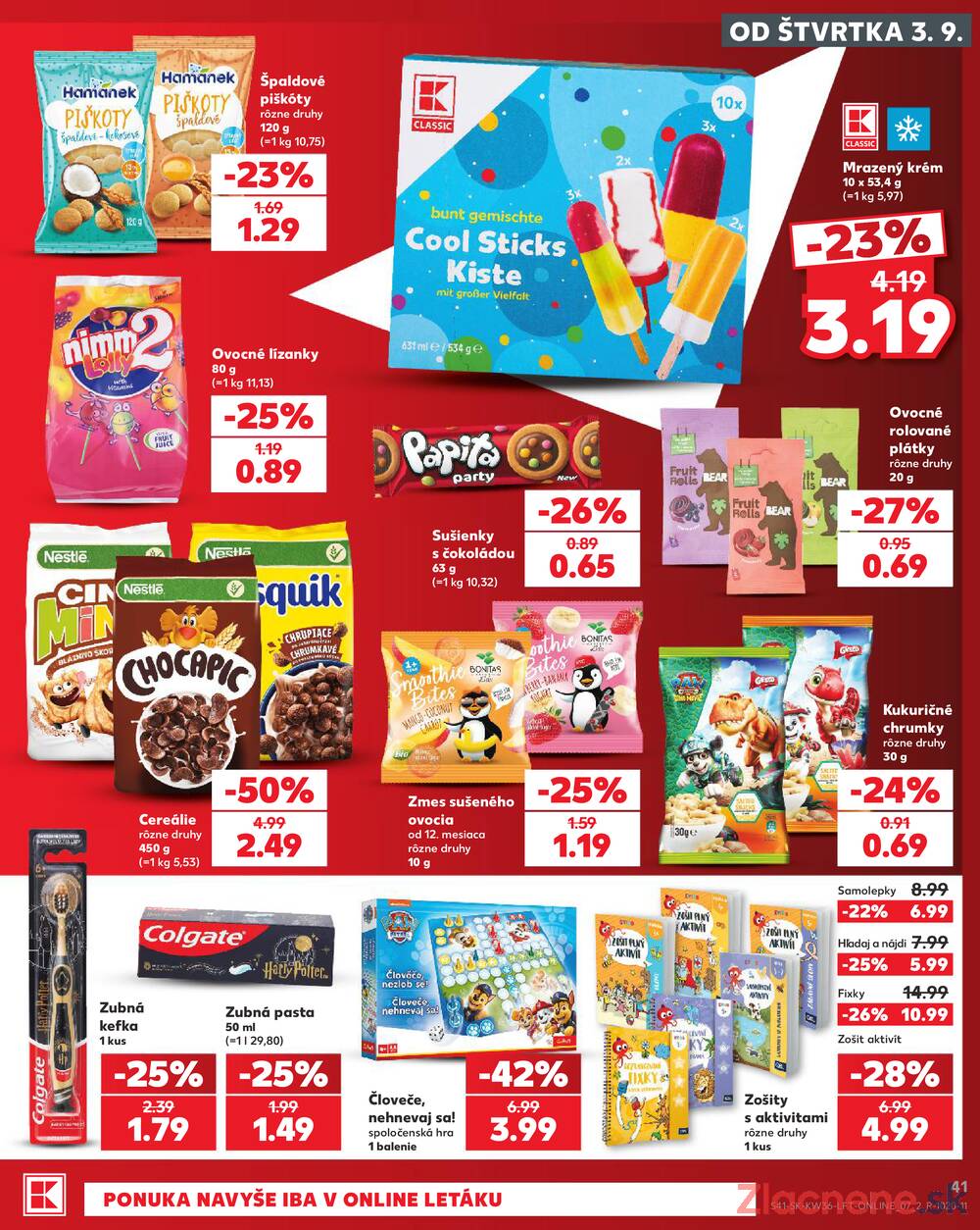 Kaufland 3.9. - 9.9. - Kaufland Žiar nad Hronom