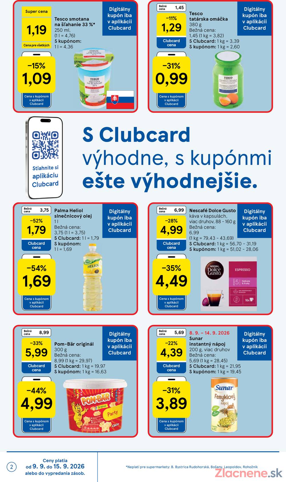 Leták Tesco - Tesco supermarkety od 9.9. do 15.9.2026 - strana 2 Leták Tesco - Tesco supermarkety od 9.9. do 15.9.2026 - strana 2