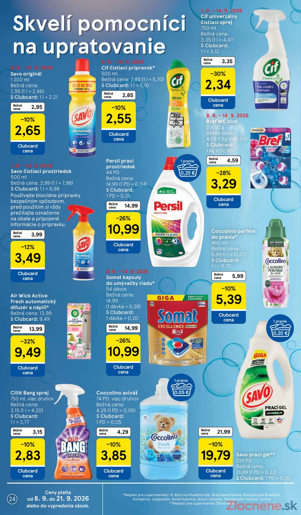 Leták Tesco - Tesco supermarkety od 9.9. do 15.9.2026 - strana 24 Leták Tesco - Tesco supermarkety od 9.9. do 15.9.2026 - strana 24