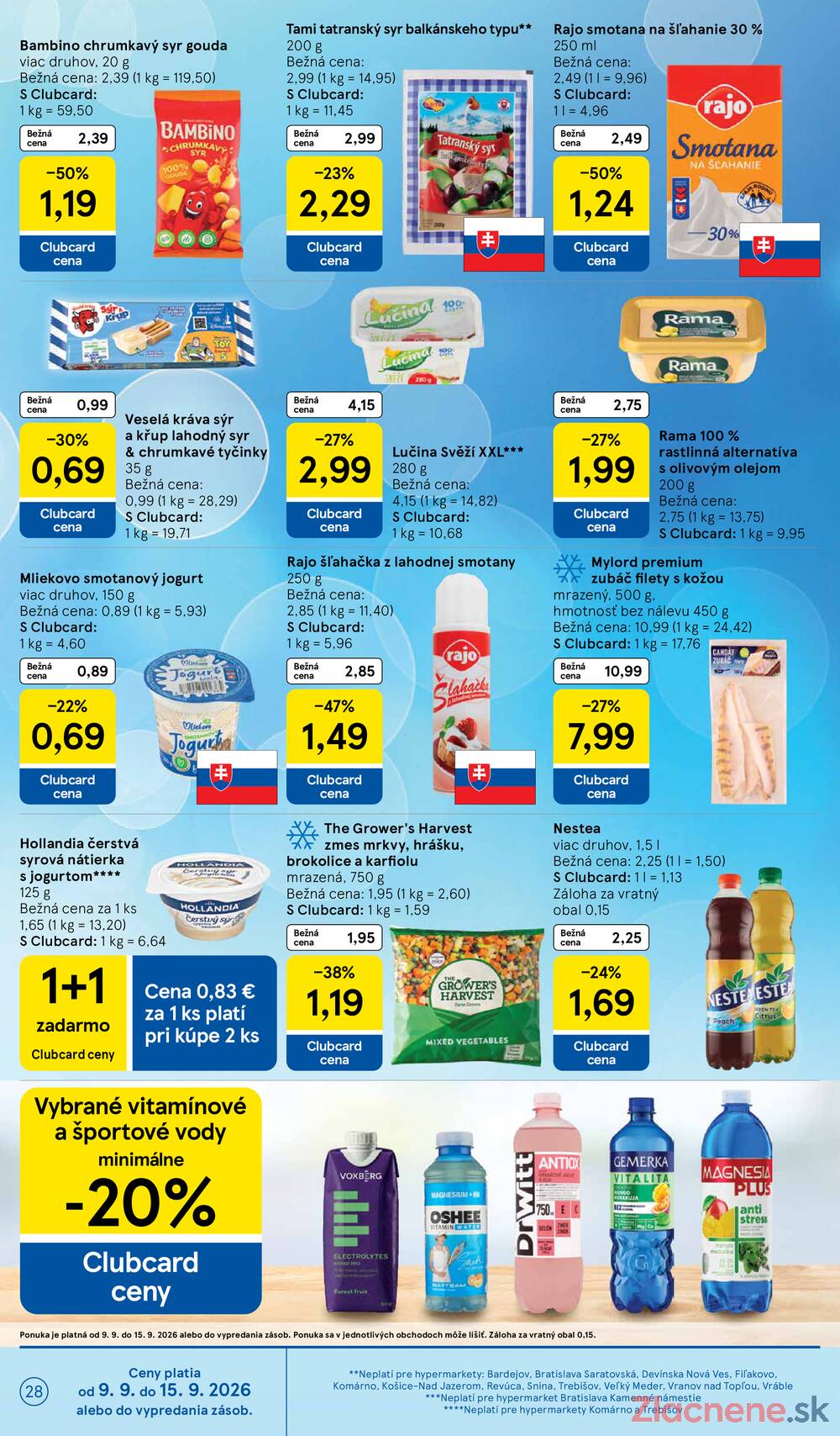 Leták Tesco - Tesco hypermarkety 9.9.- 15.9. - strana 28 Leták Tesco - Tesco hypermarkety 9.9.- 15.9. - strana 28