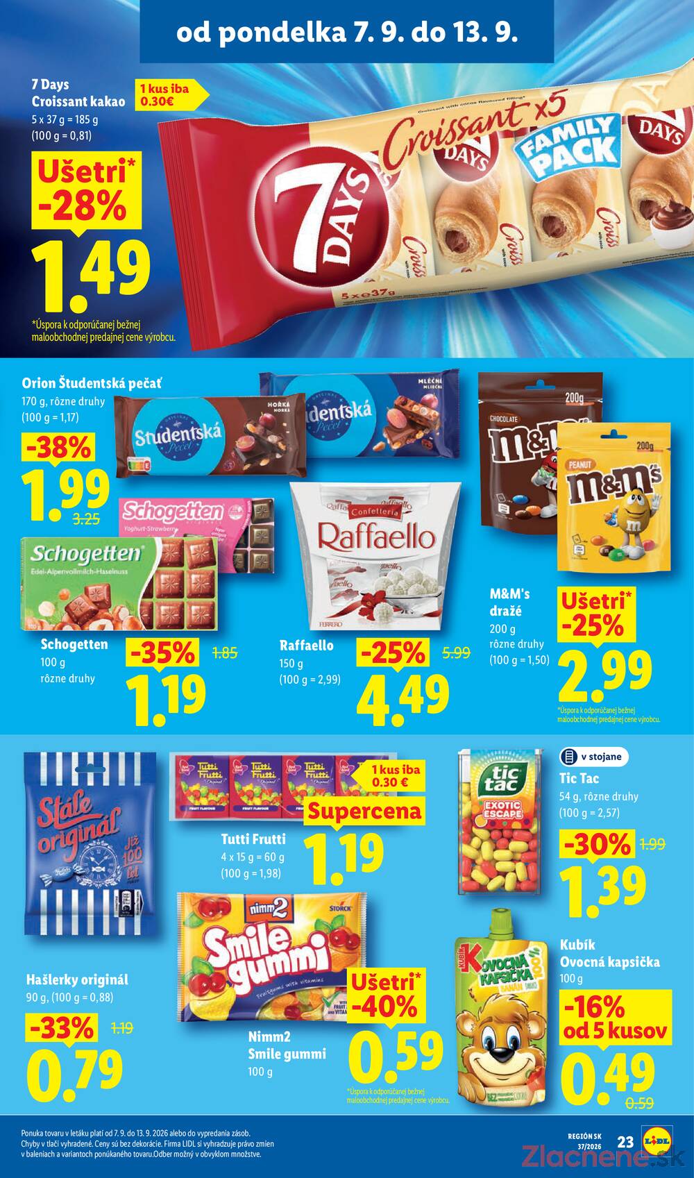 Lidl 7.9. - 13.9.