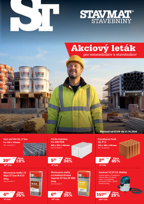 STAVMAT : 1 leták