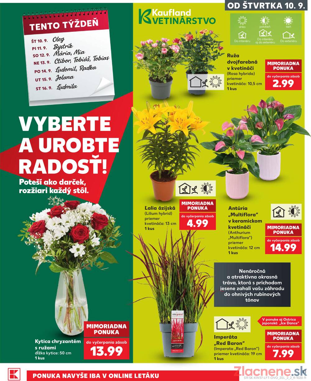 Kaufland 10.9. - 16.9. - Kaufland Detva