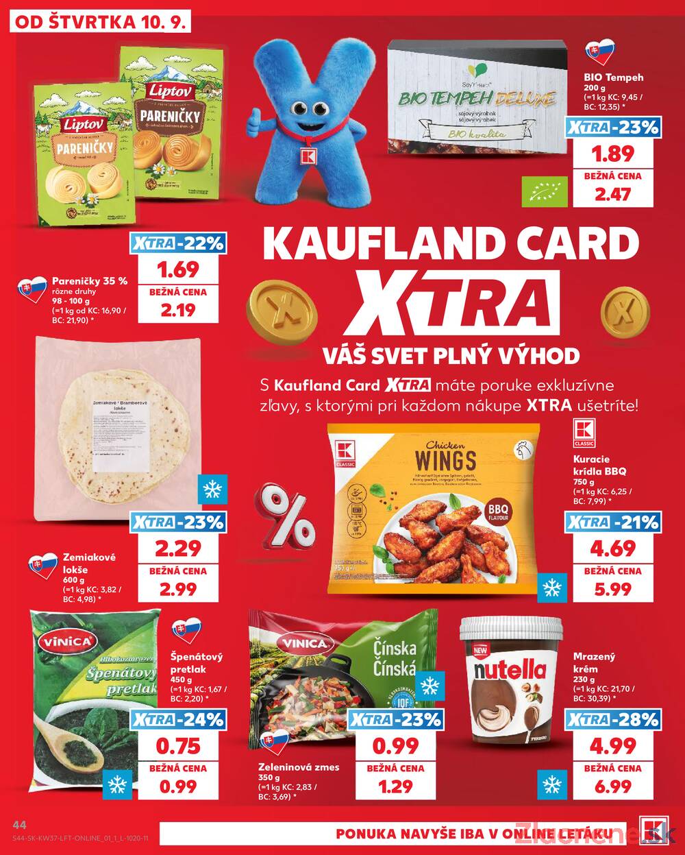 Kaufland 10.9. - 16.9. - Kaufland Detva