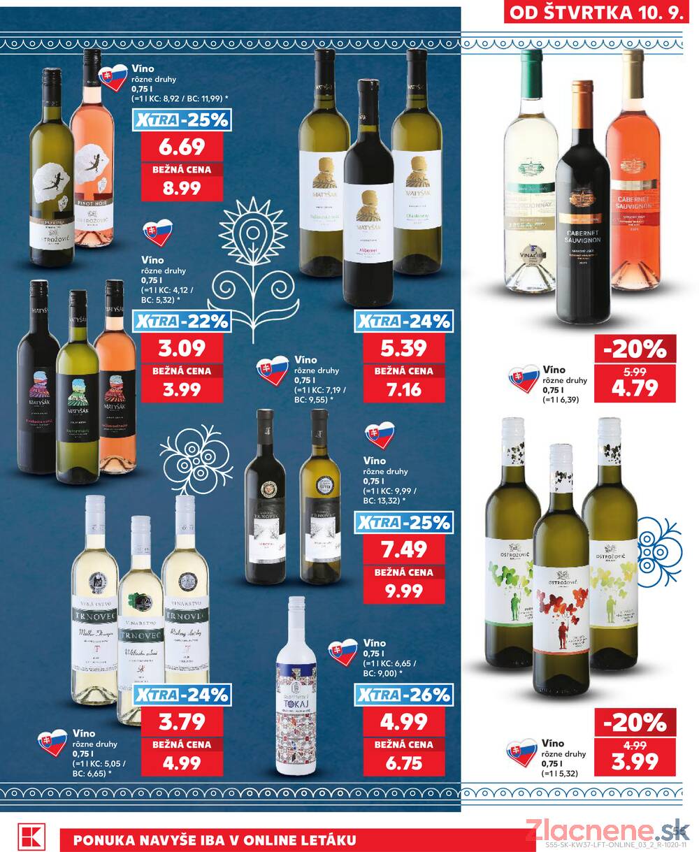 Kaufland 10.9. - 16.9. - Kaufland Detva