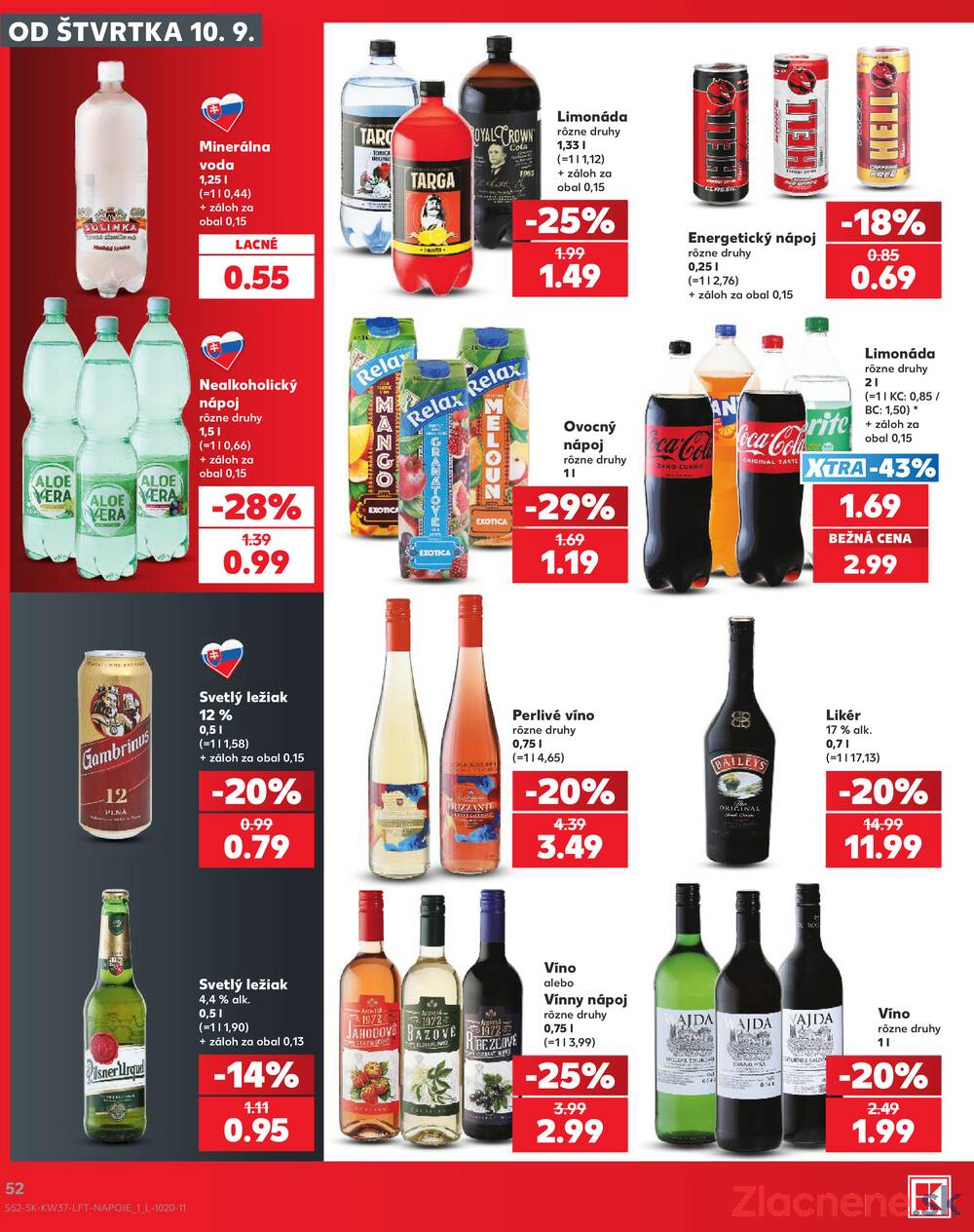 Kaufland 10.9. - 16.9. - Kaufland Sabinov