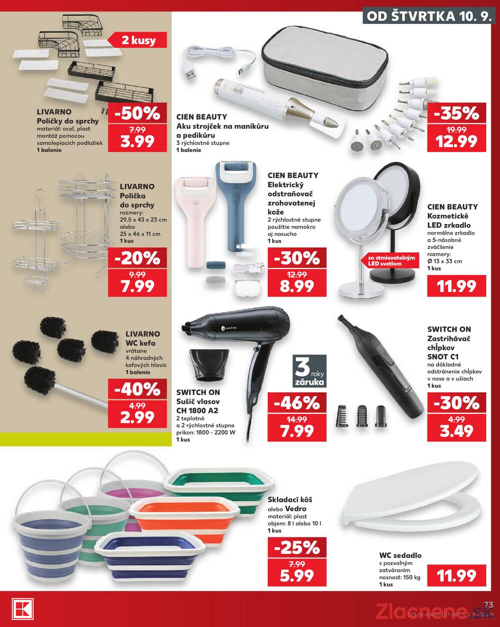 Kaufland 10.9. - 16.9. - Kaufland Sabinov