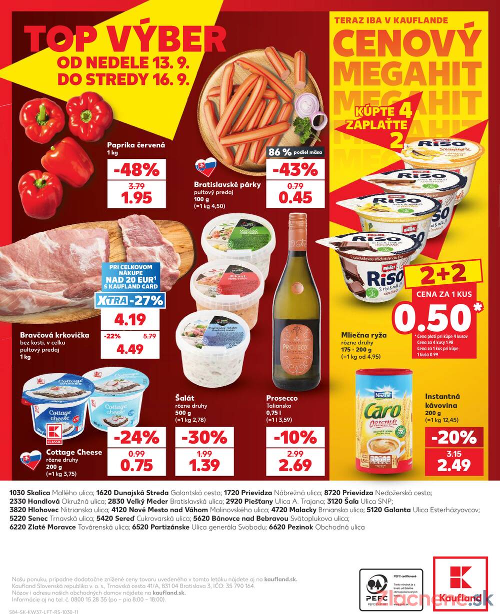 Kaufland 10.9. - 16.9. - Kaufland Prievidza