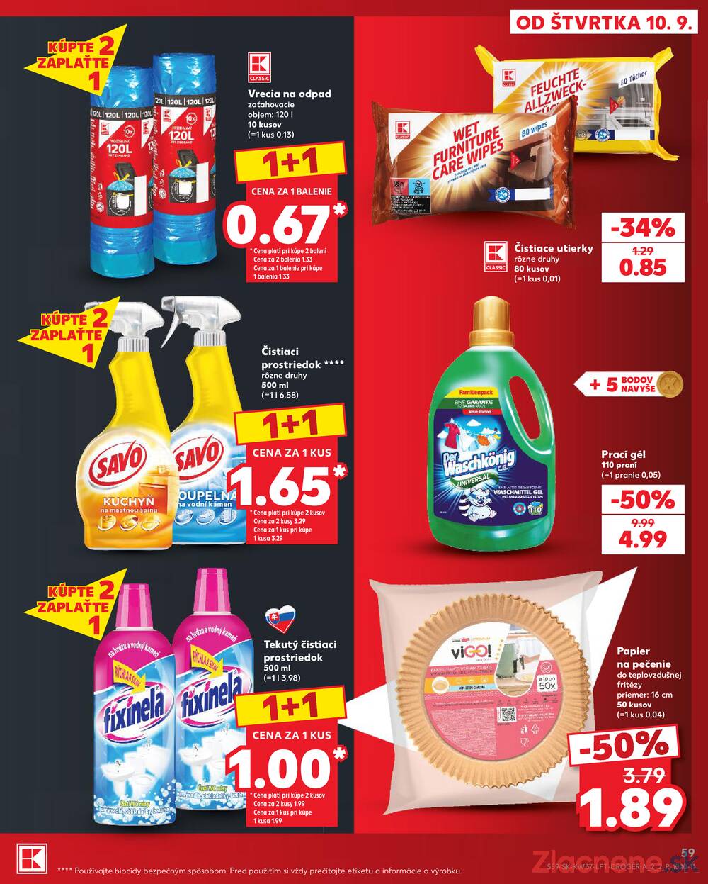 Kaufland 10.9. - 16.9. - Kaufland Handlová - Okružná ul.