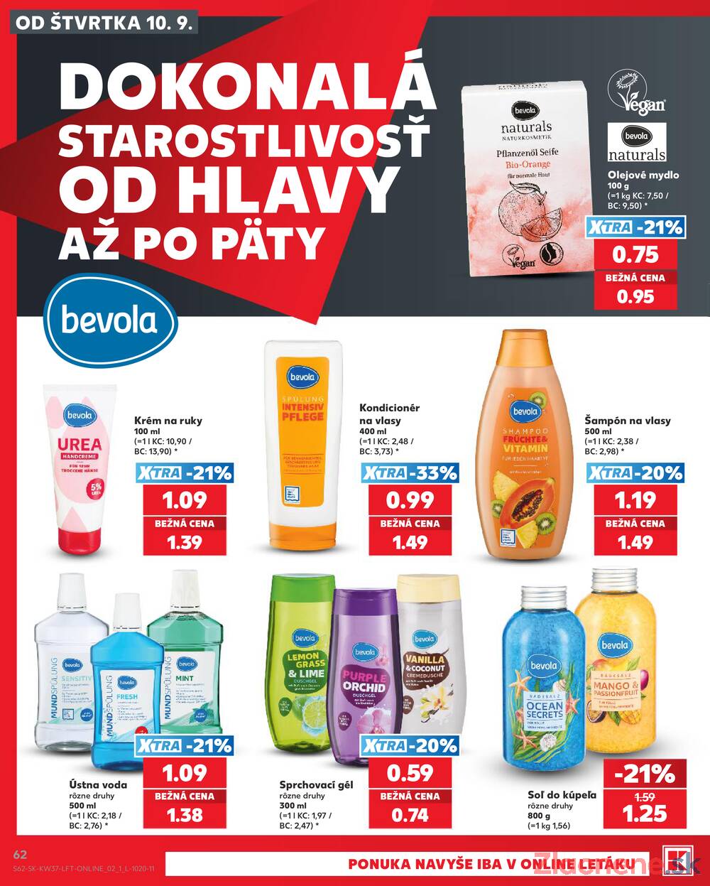 Kaufland 10.9. - 16.9. - Kaufland Handlová - Okružná ul.