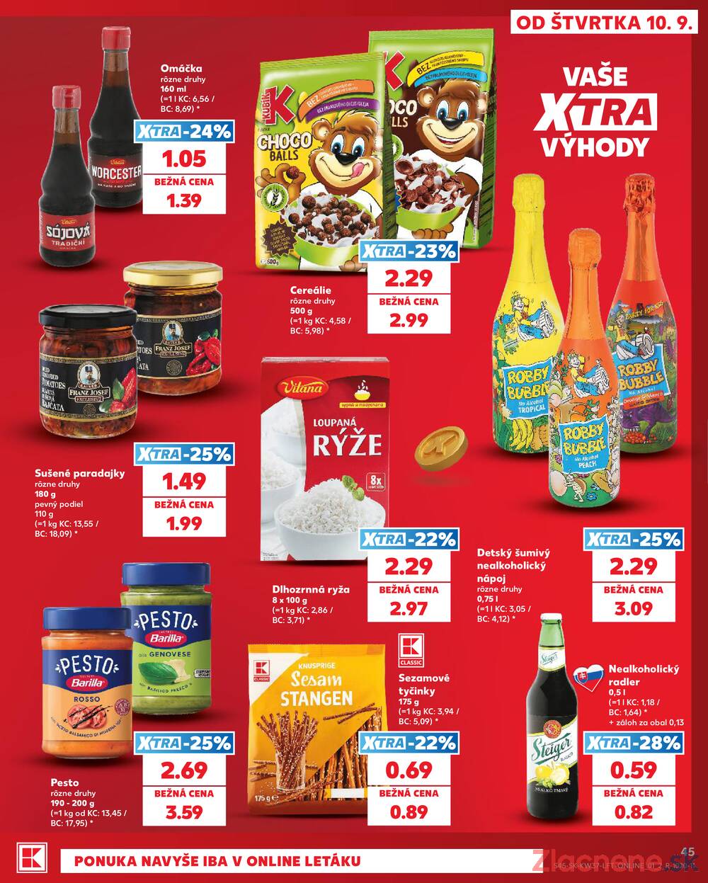 Kaufland 10.9. - 16.9. - Kaufland Nitra - Čermáň