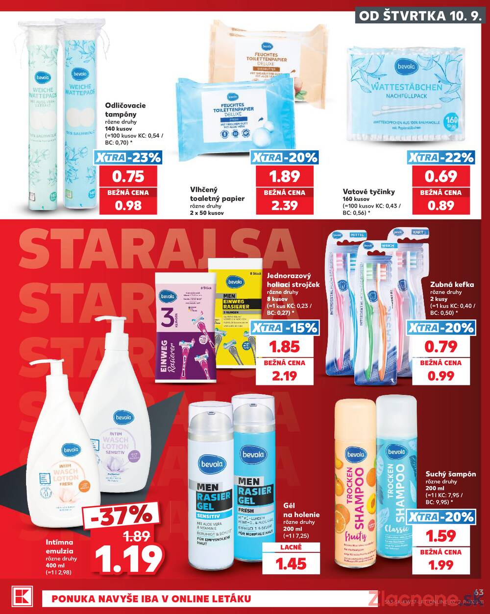 Kaufland 10.9. - 16.9. - Kaufland Nitra - Čermáň