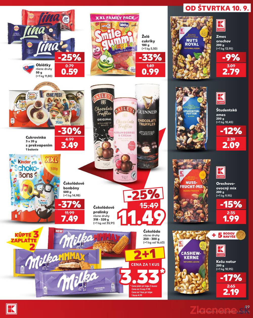 Kaufland 10.9. - 16.9. - Kaufland Bratislava - Podunajské Biskupice
