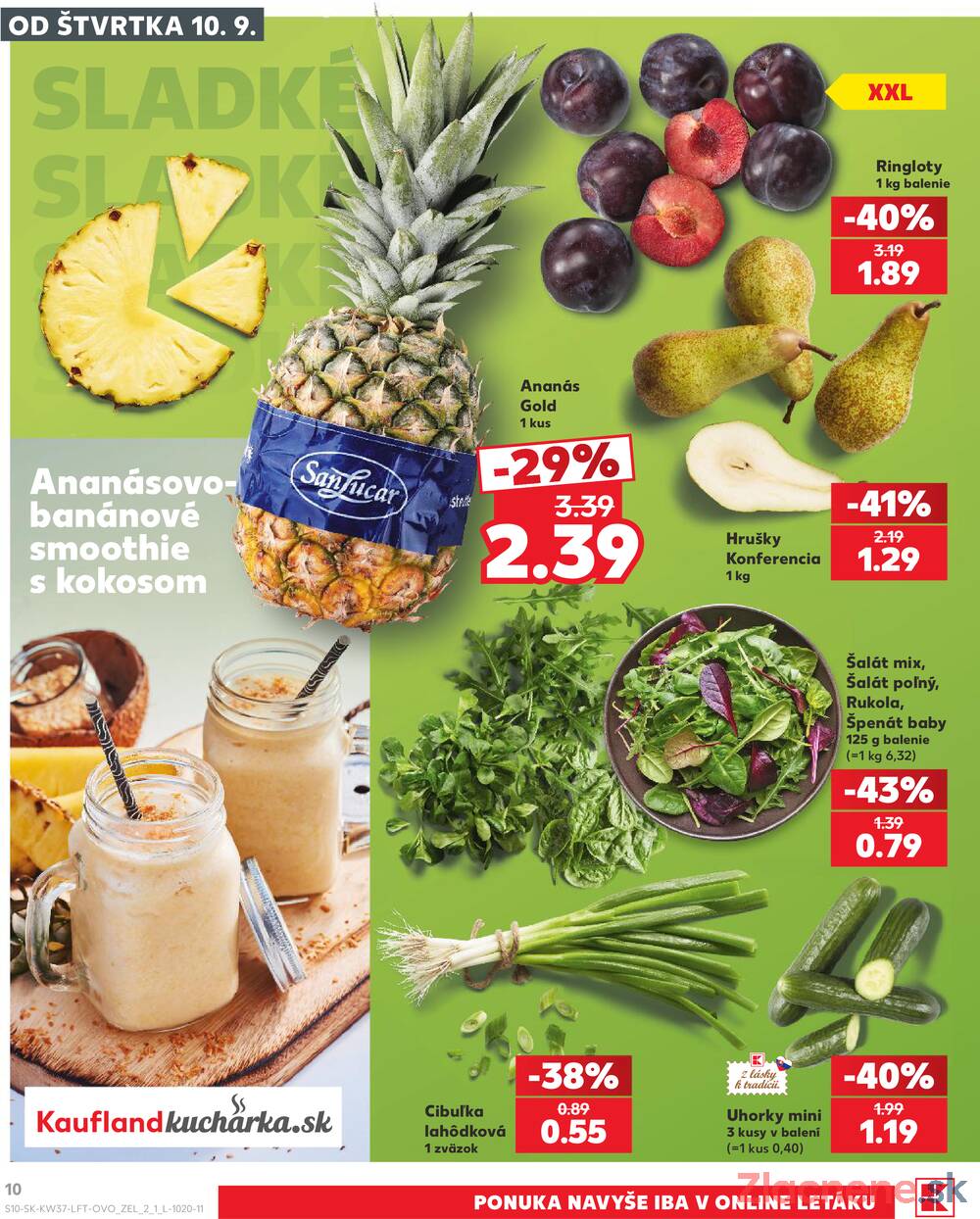 Kaufland 10.9. - 16.9. - Kaufland Trnava - Trstínska cesta