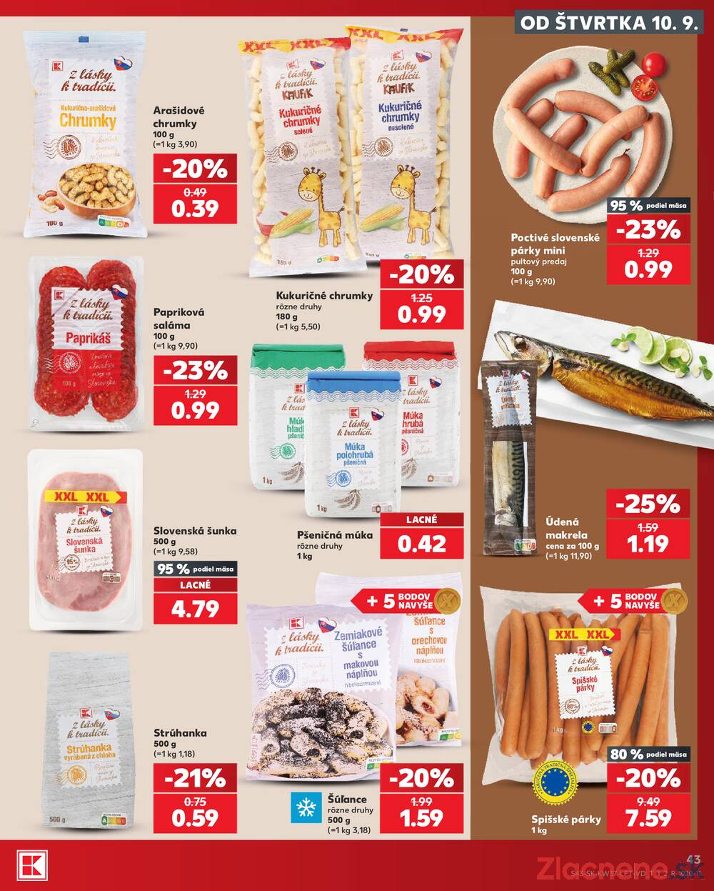 Kaufland 10.9. - 16.9. - Kaufland Trnava - Trstínska cesta
