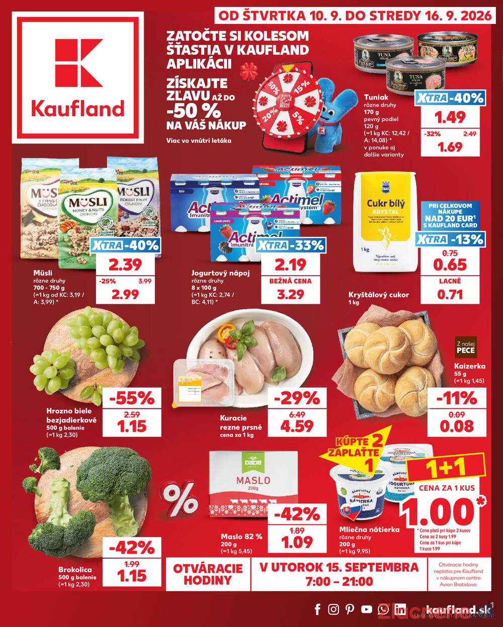 Kaufland 10.9. - 16.9. - Kaufland Liptovský Mikuláš