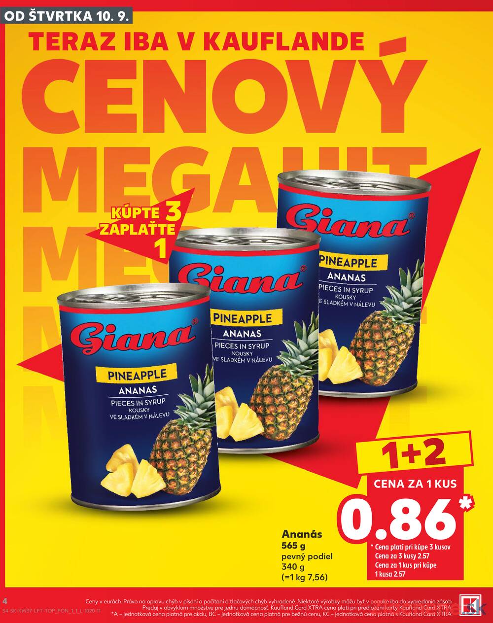Kaufland 10.9. - 16.9. - Kaufland Martin-Podhaj