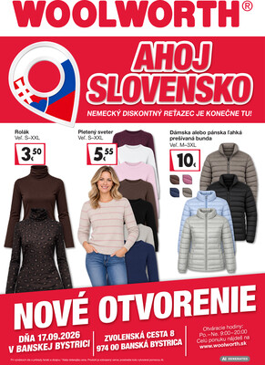 leták Woolworth 