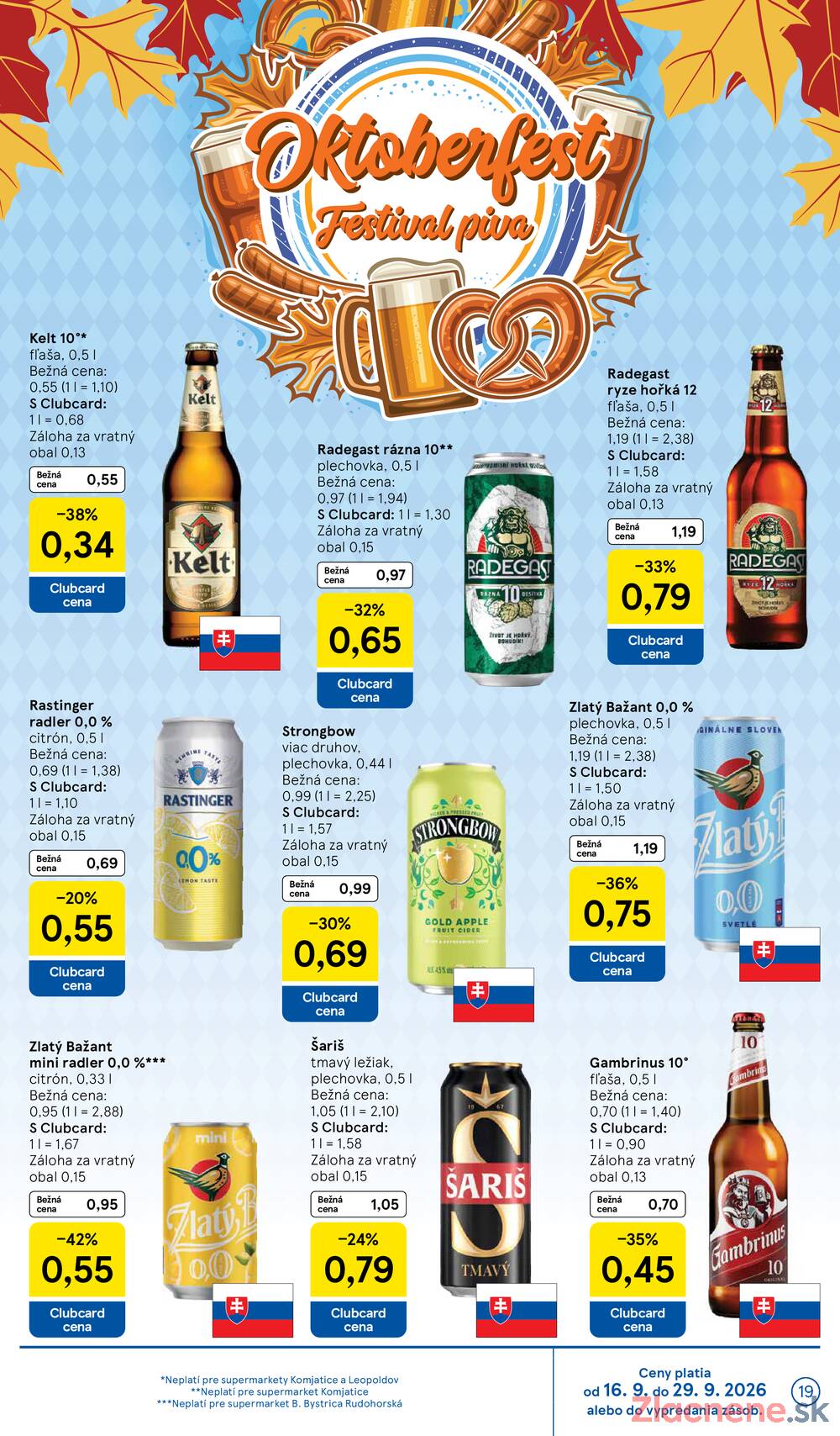 Leták Tesco - Tesco supermarkety od 16.9. do 22.9.2026 - strana 19 Leták Tesco - Tesco supermarkety od 16.9. do 22.9.2026 - strana 19
