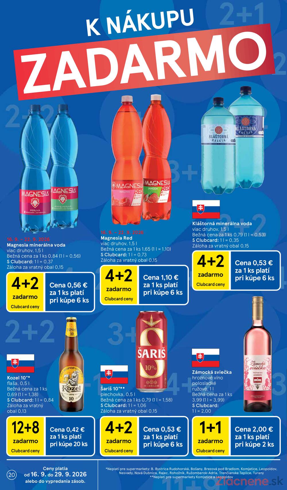 Leták Tesco - Tesco supermarkety od 16.9. do 22.9.2026 - strana 20 Leták Tesco - Tesco supermarkety od 16.9. do 22.9.2026 - strana 20